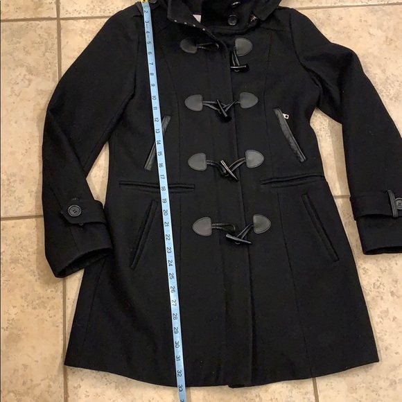 Tommy Hilfiger Wool Blend Coat Black XS - Picture 5 of 8